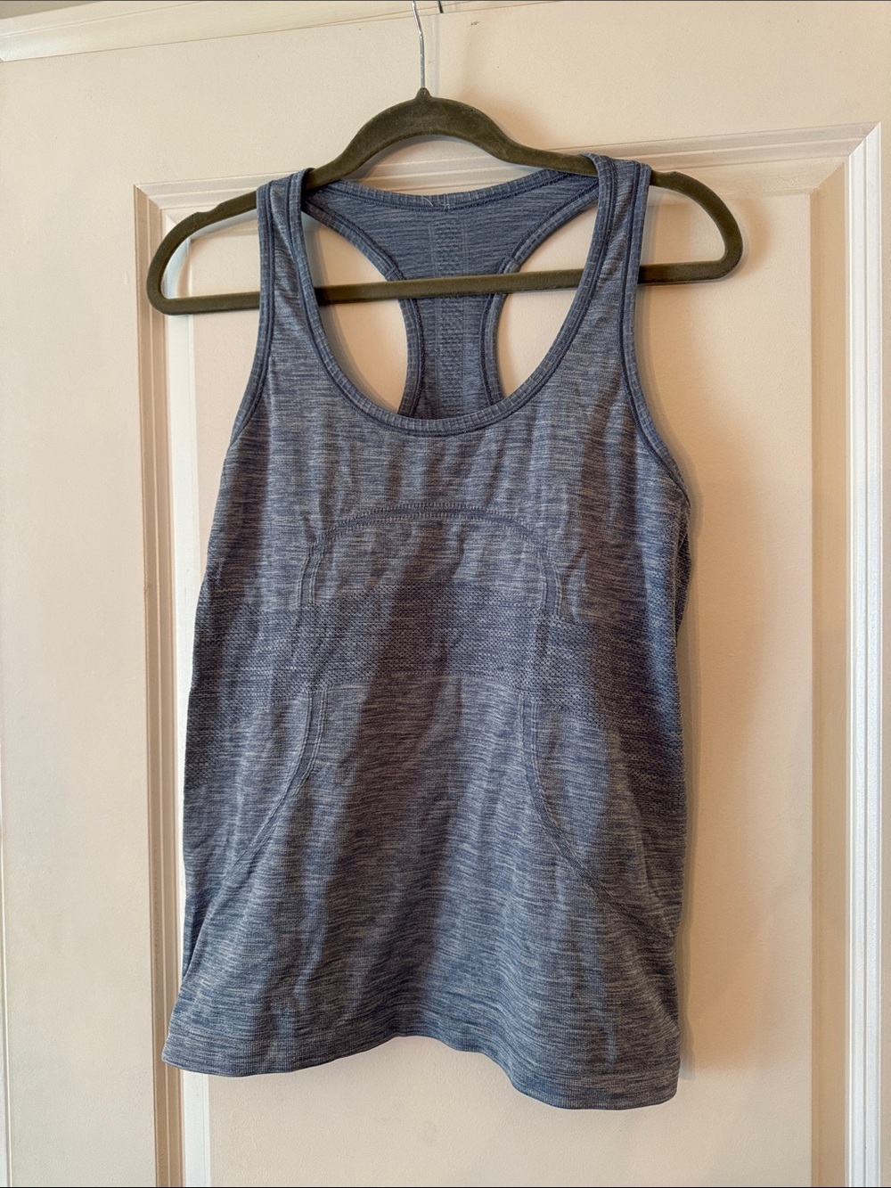 Lululemon Swiftly Tech Racerback Heathered Light Blue - Picture 2 of 3